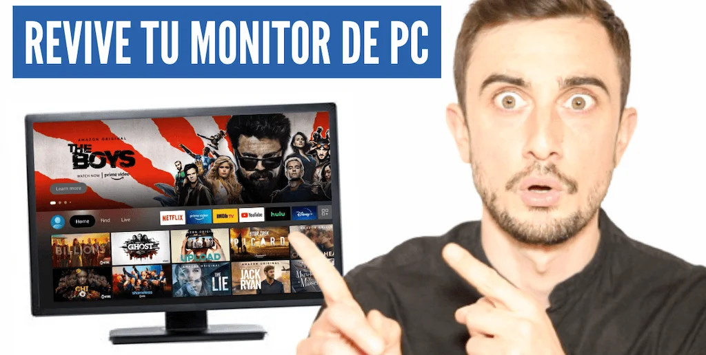 Tutorial para convertir un monitor de pc en smart tv.