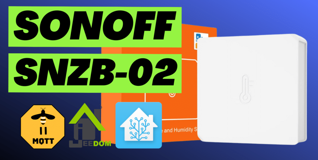 Sonoff SNZB-02 es un sensor de temperatura y humedad Zigbee.