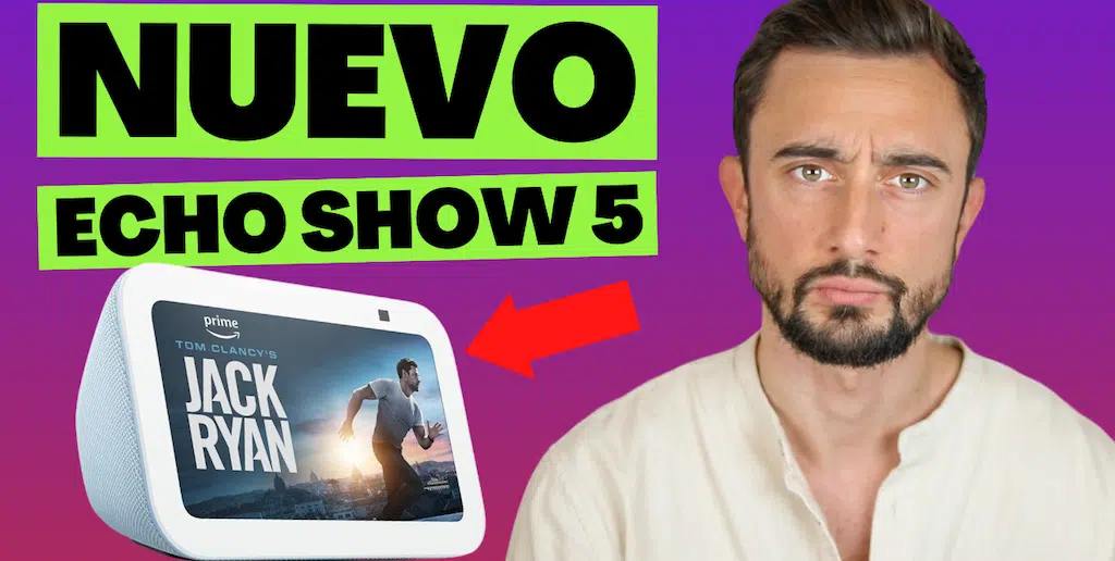 El Echo Show 5 3 Generación es un asistente de voz de Amazon Alexa con pantalla.