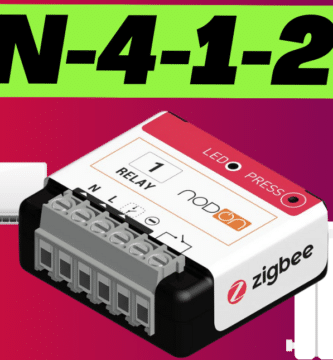 El módulo NodOn SIN-4-1-20 te permite gestionar diferentes aspectos en tu casa.