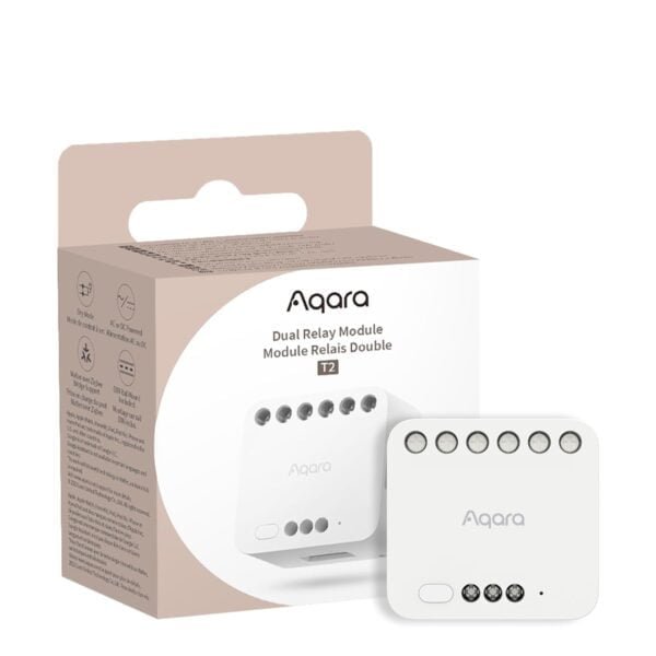 Aqara - Módulo Relé Doble Zigbee (medición de consumo/contacto seco) DCM-K01