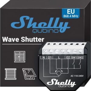 Shelly Wave Shutter : Módulo persianas Z-Wave Plus 800 Shelly Qubino