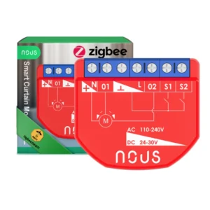 Nous - Módulo Zigbee para persianas B4Z (100-240VAC / 24-30VDC)