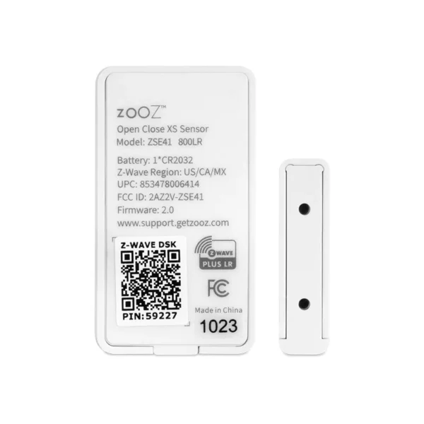 Zooz - Sensor de puerta y ventana Z-Wave Plus 800 ZSE41