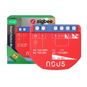 Nous - Módulo Zigbee contacto seco ON/OFF 10A DC o 16A AC 1 carga B1Z