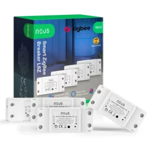 Nous - Módulos Zigbee ON/OFF 10A compatibles Tuya y Zigbee2MQTT L6Z-4