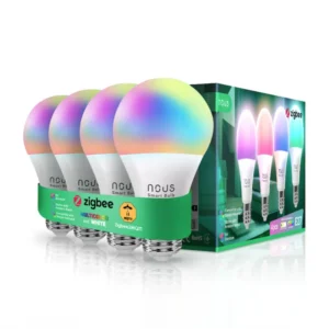 Nous - 4x Bombillas Zigbee Blanco y Color (compatible Tuya y Zigbee2MQTT) Nous P3Z-4