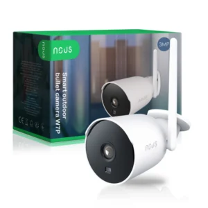 Nous - Cámara inteligente exterior WIFI Tuya IP (3MP) Nous W7P