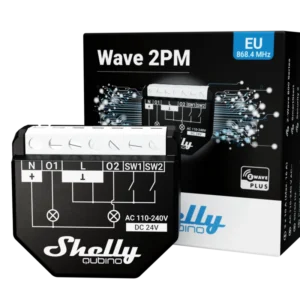 Shelly Qubino - Módulo Z-Wave+ 800 2 Canales Shelly Wave 2PM