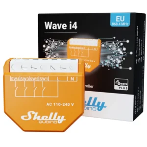 Shelly Qubino - Módulo Z-Wave+ 800 4 Entradas Digitales Shelly Wave I4 (230V AC)