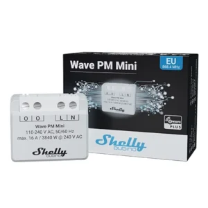 Shelly - Módulo contador de energía monofásico 16A Z-Wave+ 800 Shelly Wave PM Mini