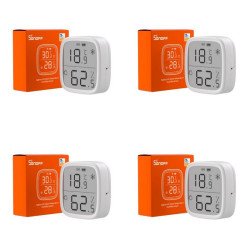 SONOFF - 4-Pack Zigbee 3.0 Temperature & Humidity Sensor display