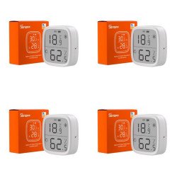 SONOFF - 4-pack Zigbee 3.0 Temperature & Humidity Sensor with display