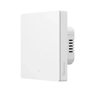 El Interruptor de Pared WiFi Matter M5-1C-86W Blanco de Sonoff, con 1 canal, es la opción perfecta para actualizar tu hogar con tecnología inteligente, práctica y de uso sencillo.