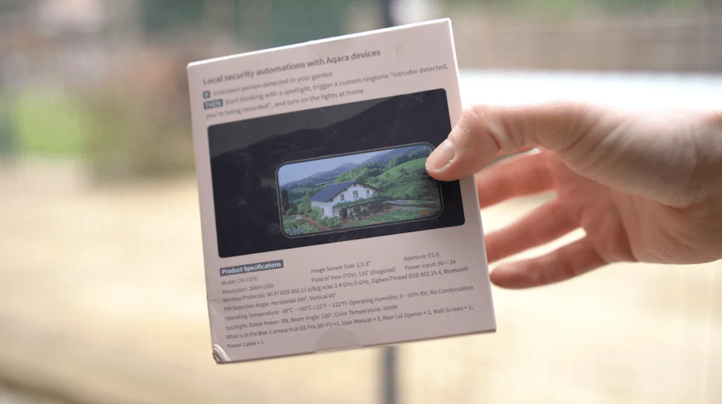 Aqara Camera Hub G5 Pro: Zigbee, Matter, Thread, IA Local in RTSP
