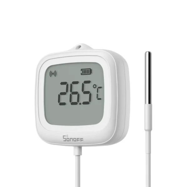 Sonoff - Sensor de temperatura Zigbee con pantalla y cable remoto IP65 SNZB-02LD - Imagen 3