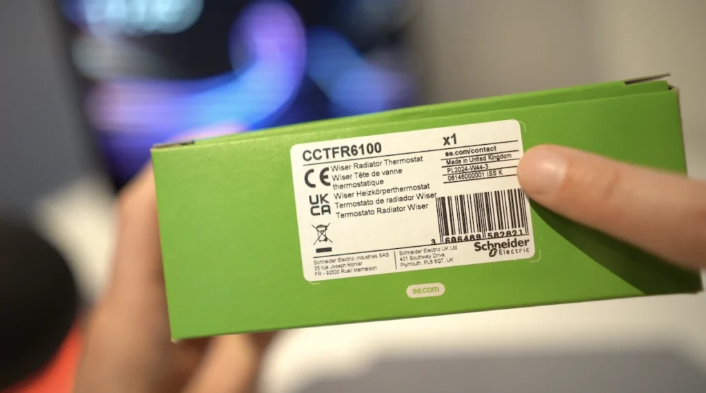 Schneider Electric CCTFR6100: Termostatický ventil kompatibilný so Zigbee Zigbee2Mqtt