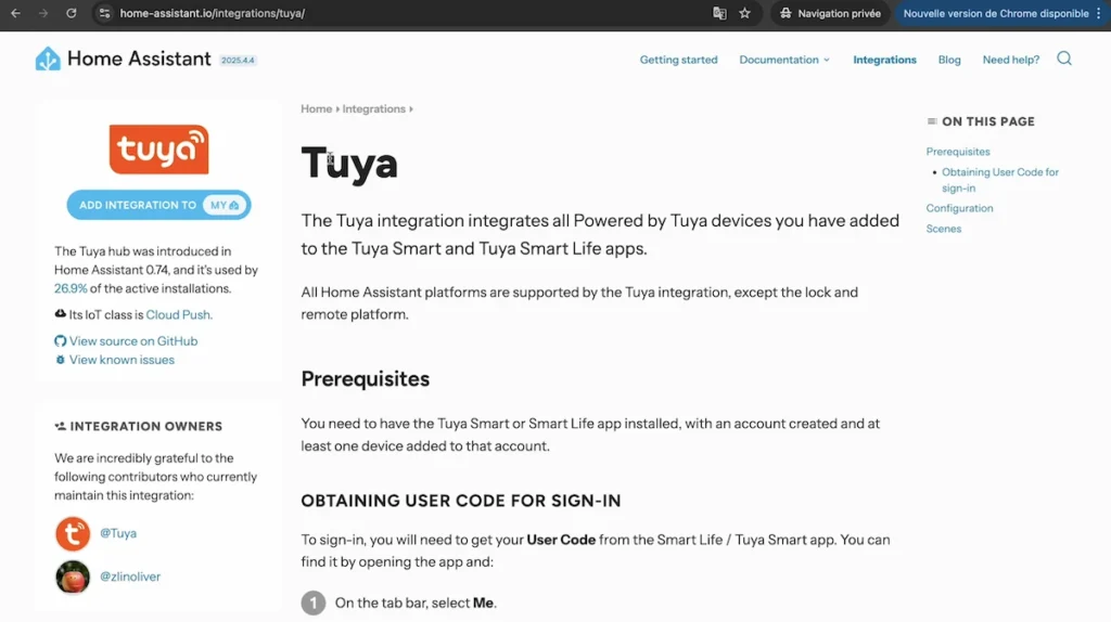 Урок за използване на устройствата Tuya Smart Life и Home Assistant.