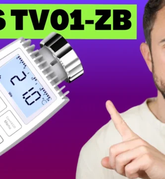 Upptäck funktionerna hos Moes TV01-ZB Zigbee-termostathuvud som är kompatibelt med Tuya, Jeedom och Home Assistant med Zigbee2mqtt.