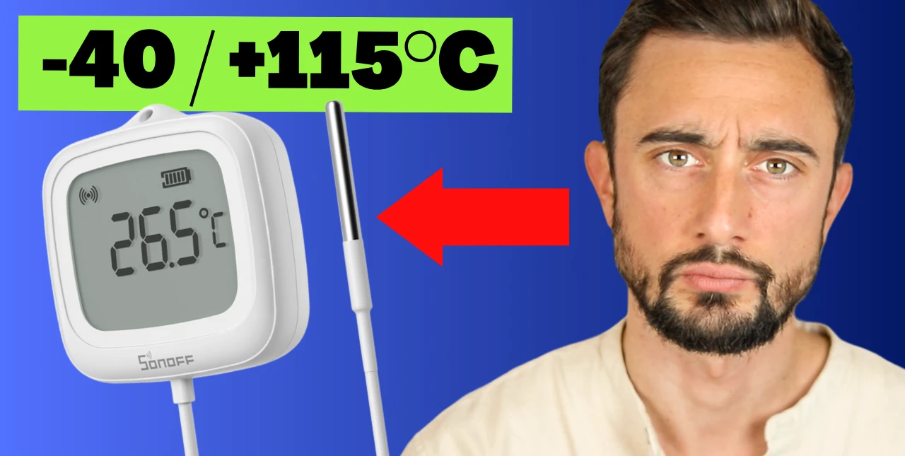 Descubre las funciones del sensor de temperatura Zigbee Sonoff SNZB-02LD.