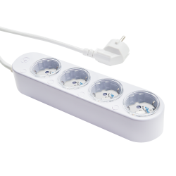 SHELLY - Matter, Zigbee, WIFI Power Strip Gen4 White