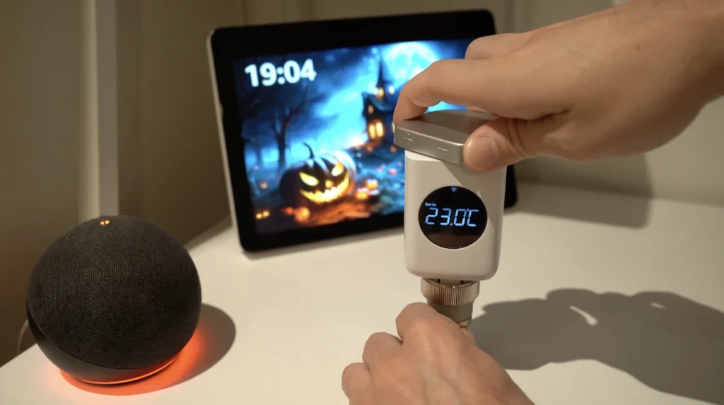 Moes ZTRV-801-MS: Válvula termostática Zigbee completa e económica