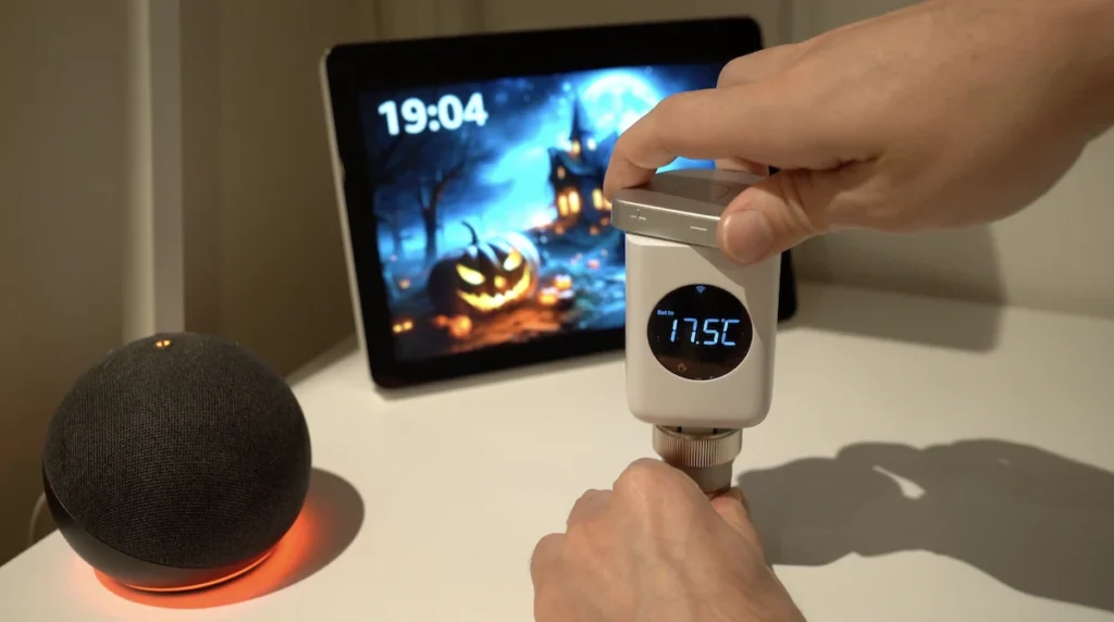 Moes ZTRV-801-MS: Válvula termostática Zigbee completa e económica