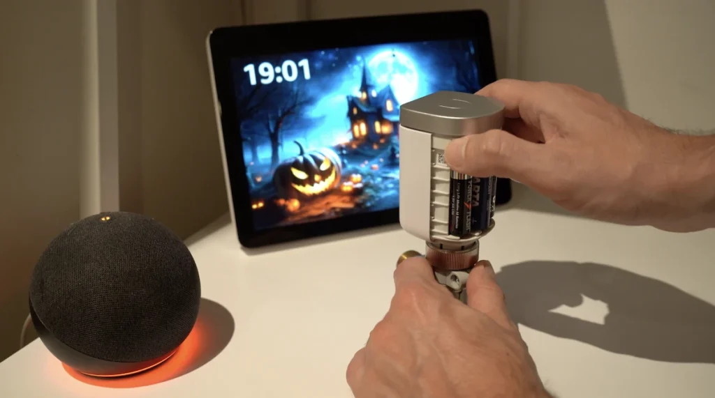 Moes ZTRV-801-MS: Válvula termostática Zigbee completa e económica