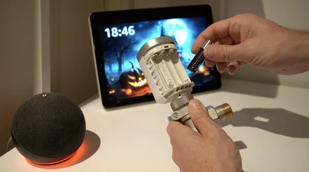 Moes ZTRV-801-MS: Válvula termostática Zigbee completa e económica