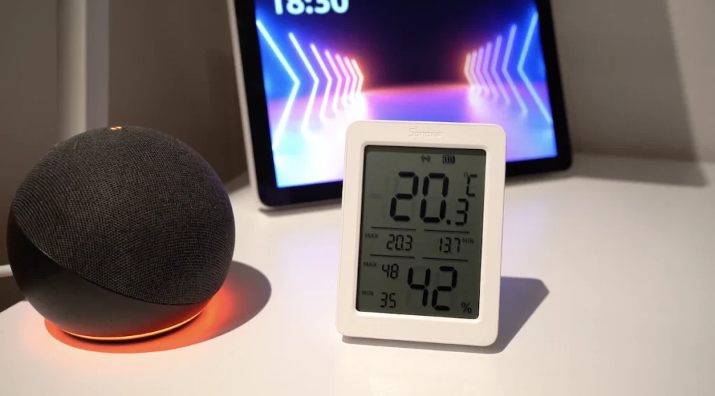 Sonoff SNZB-02DR2: Sensor de temperatura y humedad Zigbee con pantalla