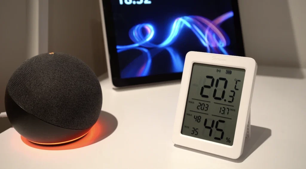 Sonoff SNZB-02DR2: Sensor de temperatura y humedad Zigbee con pantalla